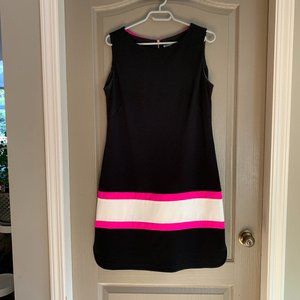 eliza j shift dress colour block